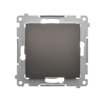 Simon 54 Łącznik schodowy bez piktogramu 10A 250V szybkozłączka brąz mat DW6.01/X/46 KONTAKT (DW6.01/X/46)