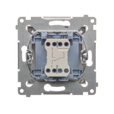 Simon 54 Łącznik schodowy bez piktogramu 10A 250V szybkozłączka brąz mat DW6.01/X/46 KONTAKT (DW6.01/X/46)