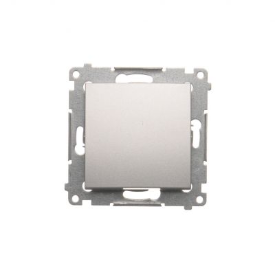 Simon 54 Łącznik schodowy bez piktogramu 16A 250V zaciski śrubowe srebrny mat DW6A.01/X/43 KONTAKT (DW6A.01/X/43)