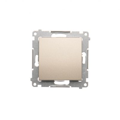 Simon 54 Łącznik schodowy bez piktogramu 16A 250V zaciski śrubowe złoty mat DW6A.01/X/44 KONTAKT (DW6A.01/X/44)