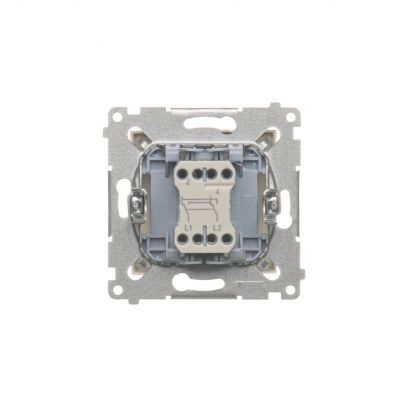 Simon 54 Łącznik krzyżowy bez piktogramu 10A 250V szybkozłączka kremowy DW7.01/X/41 KONTAKT (DW7.01/X/41)