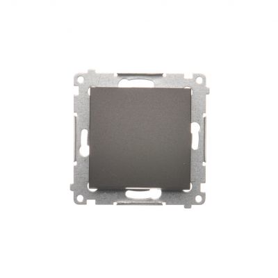 Simon 54 Łącznik krzyżowy bez piktogramu 10A 250V szybkozłączka brąz mat DW7.01/X/46 KONTAKT (DW7.01/X/46)