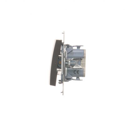 Simon 54 Łącznik krzyżowy bez piktogramu 10A 250V szybkozłączka brąz mat DW7.01/X/46 KONTAKT (DW7.01/X/46)