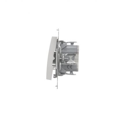 Simon 54 Łącznik krzyżowy z podświetleniem LED bez piktogramu 10A 250V szybkozłączka biały DW7L.01/X/11 KONTAKT (DW7L.01/X/11)