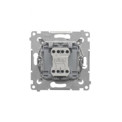 Simon 54 Łącznik krzyżowy z podświetleniem LED bez piktogramu 10A 250V szybkozłączka biały DW7L.01/X/11 KONTAKT (DW7L.01/X/11)