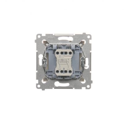 Simon 54 Łącznik krzyżowy z podświetleniem LED bez piktogramu 10A 250V szybkozłączka kremowy DW7L.01/X/41 KONTAKT (DW7L.01/X/41)