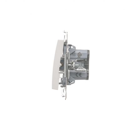 Simon 54 Łącznik krzyżowy bez piktogramu 16A 250V zaciski śrubowe biały DW7A.01/X/11 KONTAKT (DW7A.01/X/11)