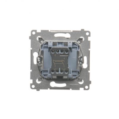 Simon 54 Łącznik krzyżowy bez piktogramu 16A 250V zaciski śrubowe srebrny mat DW7A.01/X/43 KONTAKT (DW7A.01/X/43)