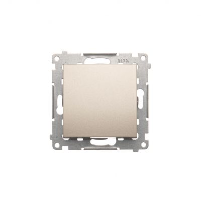 Simon 54 Łącznik krzyżowy bez piktogramu 16A 250V zaciski śrubowe złoty mat DW7A.01/X/44 KONTAKT (DW7A.01/X/44)