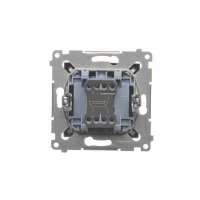 Simon 54 Łącznik krzyżowy bez piktogramu 16A 250V zaciski śrubowe brąz mat DW7A.01/X/46 KONTAKT (DW7A.01/X/46)