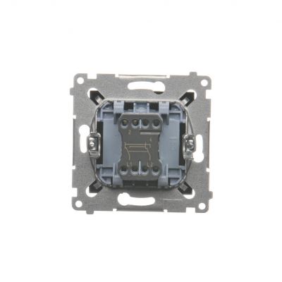 Simon 54 Łącznik krzyżowy bez piktogramu 16A 250V zaciski śrubowe antracyt DW7A.01/X/48 KONTAKT (DW7A.01/X/48)