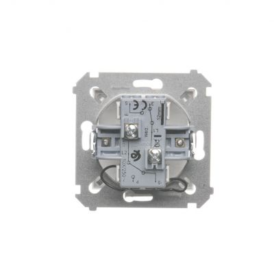 Simon 54 Łącznik schodowy podwójny z podświetleniem bez piktogramu 10A 250V zaciski śrubowe biały DW6/2L.01/X/11 KONTAKT (DW6/2L.01/X/11)