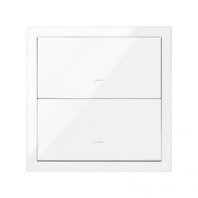 Simon 100 Panel 1-krotny: 2 klawisze biały 10020103-130 KONTAKT (10020103-130)