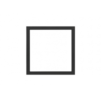 Simon 100 Ramka matrix 1-krotna czarny mat 10000610-238 KONTAKT (10000610-238)
