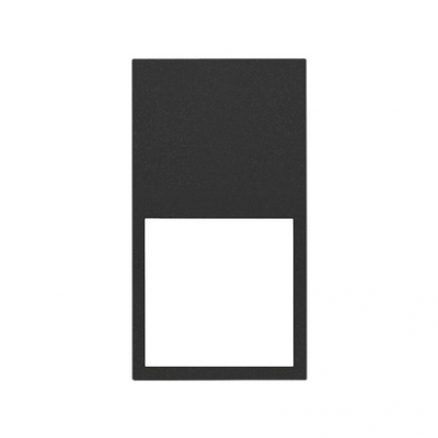 Simon 100 Ramka minimal pionowa 2-krotna 2x1/2 czarny mat 10002620-238 KONTAKT (10002620-238)