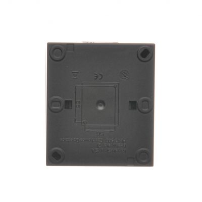 Simon Aquaclick Gniazdo wtyczkowe IP44 Schuko pojedyncze klapka w kolorze pokrywy 16A 250 V~ szybkozłącza, czarny ACGSZ1C/49 KONTAKT (ACGSZ1C/49)