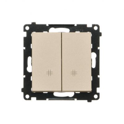 Simon 55 Łącznik krzyżowy podwójny szybkozłączka Szampański mat TW7/2.01/144 KONTAKT (TW7/2.01/144)