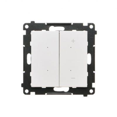 Simon 55 Ściemniacz do LED ściemnialnych klawiszowy Biały mat TESL1.01/111 KONTAKT (TESL1.01/111)