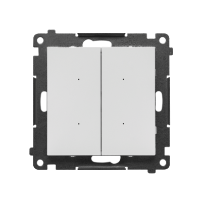 SIMON 55 WMDL-TEW2-114 Łącznik elektroniczny podwójny z funcją przycisku lub łącznika czasowego, 2x1 TEW2.01/114 KONTAKT (TEW2.01/114)