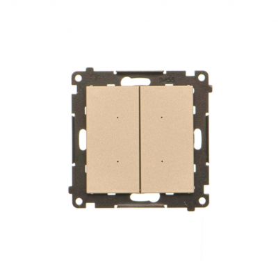 SIMON 55 WMDL-TEW2-144 Łącznik elektroniczny podwójny z funcją przycisku lub łącznika czasowego, 2x1 TEW2.01/144 KONTAKT (TEW2.01/144)