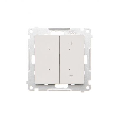Simon 55 DIMMER – Ściemniacz do LED ściemnialnych klawiszowy Aluminium mat TESL1W.01/143 KONTAKT (TESL1W.01/143)