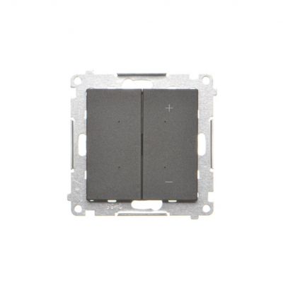 Simon 55 DIMMER RGB – Ściemniacz do pasków RGBW sterowany smartfonem Jasnoszary mat TESRGB1W.01/114 KONTAKT (TESRGB1W.01/114)