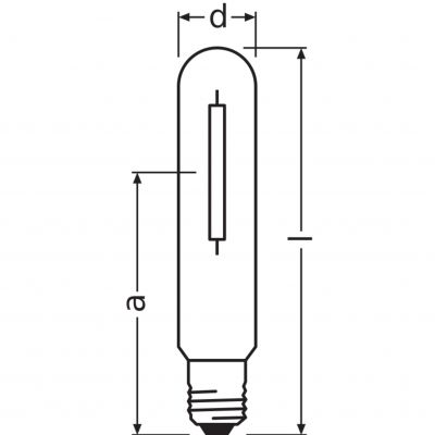 Ledvance Lampa sodowa - NAV-T 600W E40 FLH1 OSRAM (4050300275772)