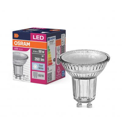 Żarówka LED VALUE PAR16 50 36st 3,6W/840 GU10 4058075055155 LEDVANCE (4058075055155)
