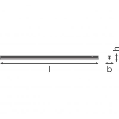Oprawa LED LINEAR COMPACT SWITCH 900 12 W 3000 K 4058075106192 LEDVANCE (4058075106192)