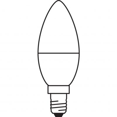 Żarówka LED /3szt./ Świeczka E14 4,9W=40W 470lm neutralna biel 180st OSRAM (4058075429680)
