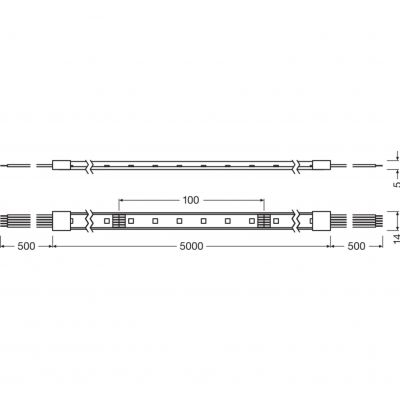 LS PFM-1000 RGBW 840 5 IP66 LEDV ELASTYCZNY MODUŁ LED LEDVANCE (4058075436176)