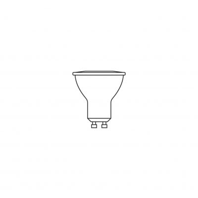 Żarówka LED /3szt./ Reflektor GU10 4,5W=35W 350lm 2700K ciepła biel 120st OSRAM (4058075497535)
