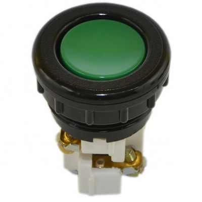 Przycisk sterowniczy kryty 38mm zielony z samopowrotem 1Z 1R W0‑N1‑1KP Z PROMET (W0-N1-1KP Z)