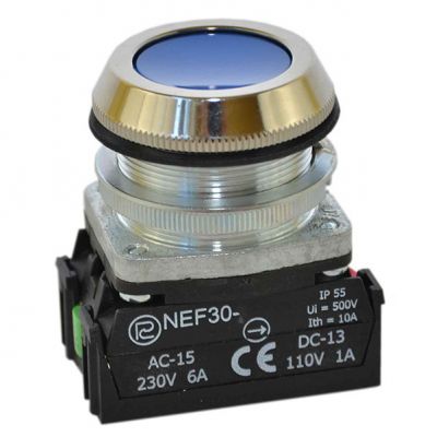 Przycisk NEF30-K2X niebieski (W0-NEF30-K 2X N)