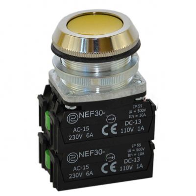 Przycisk NEF30-K2X2Y żółty (W0-NEF30-K 2X2Y G)