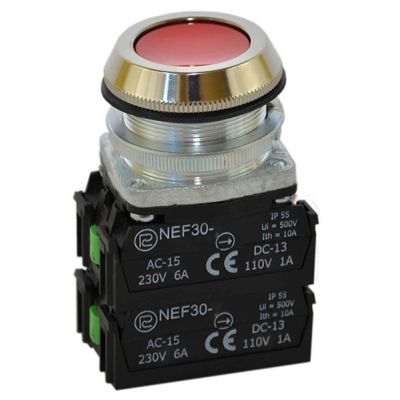 Przycisk NEF30-K3XY czerwony (W0-NEF30-K 3XY C)