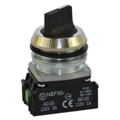 Przycisk NEF30-P2X czarny (W0-NEF30-P 2X S)