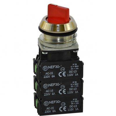 Przycisk NEF30-TPc2X2Y czerwony (W0-NEF30-TPC 2X2Y C)