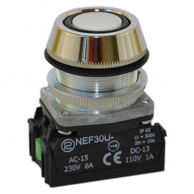 Przycisk NEF30-UK2X biały (W0-NEF30-UK 2X B)