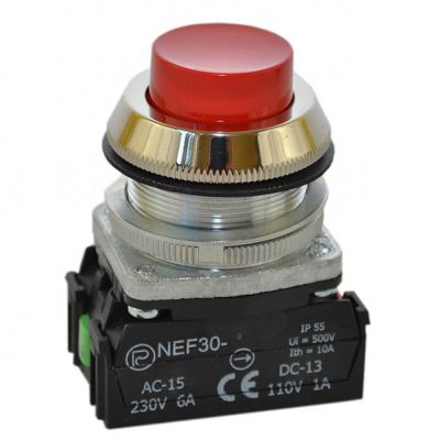 Przycisk NEF30-WXY czerwony (W0-NEF30-W XY C)