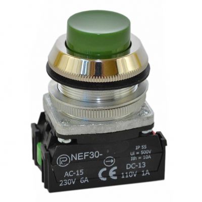 Przycisk NEF30-WXY zielony (W0-NEF30-W XY Z)