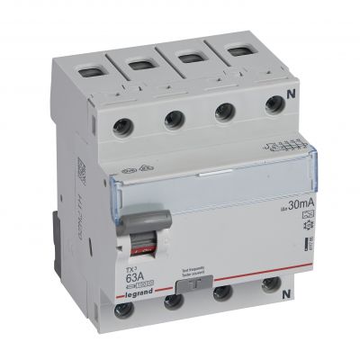 Wyłącznik Różnicowoprądowy 4P 63A 0,03A Typa P304 TX3 411766 LEGRAND (411766)