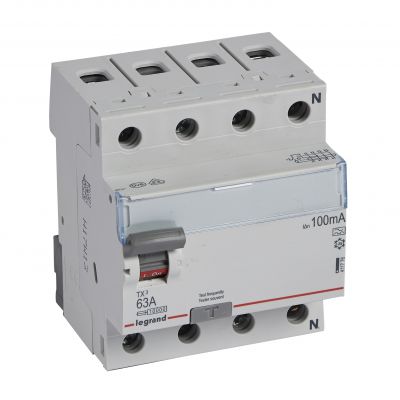 Wyłącznik Różnicowoprądowy P 304 4P 63A 100Ma Typa TX3 411776 LEGRAND (411776)