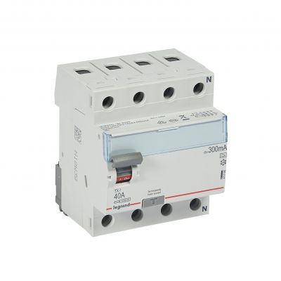 Wyłącznik Różnicowoprądowy P 304 4P 40A 300Ma Typa TX3 411785 LEGRAND (411785)