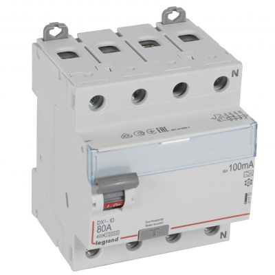 Wyłącznik Różnicowoprądowy P 304 4P 80A 100Ma Typa DX3 411772 LEGRAND (411772)