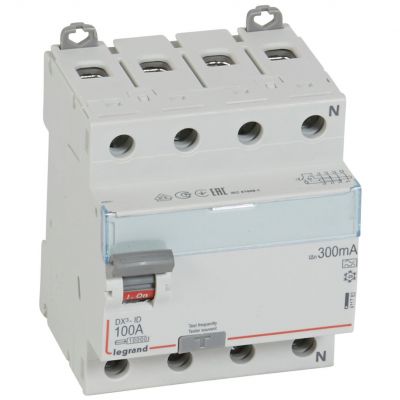 Wyłącznik Różnicowoprądowy P 304 4P 100A 300Ma Typa DX3 411783 LEGRAND (411783)