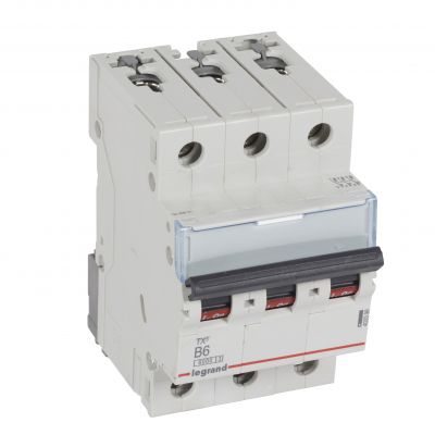Wyłącznik Nadprądowy 3P B6A 6kA AC S303 TX3 403398 LEGRAND (403398)