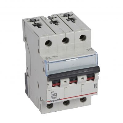 Wyłącznik Nadprądowy 3P D63A 6kA AC S303 TX3 403761 LEGRAND (403761)