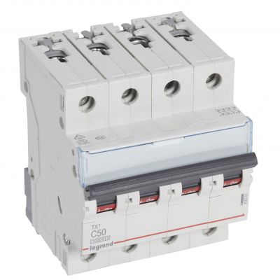 Wyłącznik Nadprądowy S 314 4P C50A 10000A TX3 404261 LEGRAND (404261)