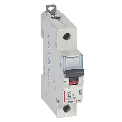 Wyłącznik Nadprądowy S 301 1P B25A 6kA DX3 407434 LEGRAND (407434)